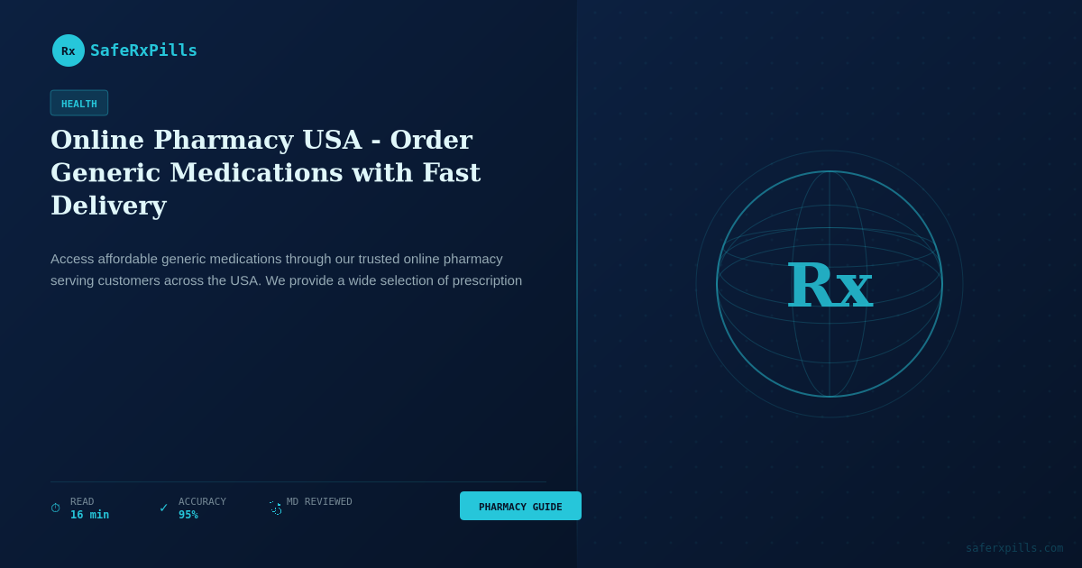 Online Pharmacy USA - Order Generic Medications with Fast Delivery