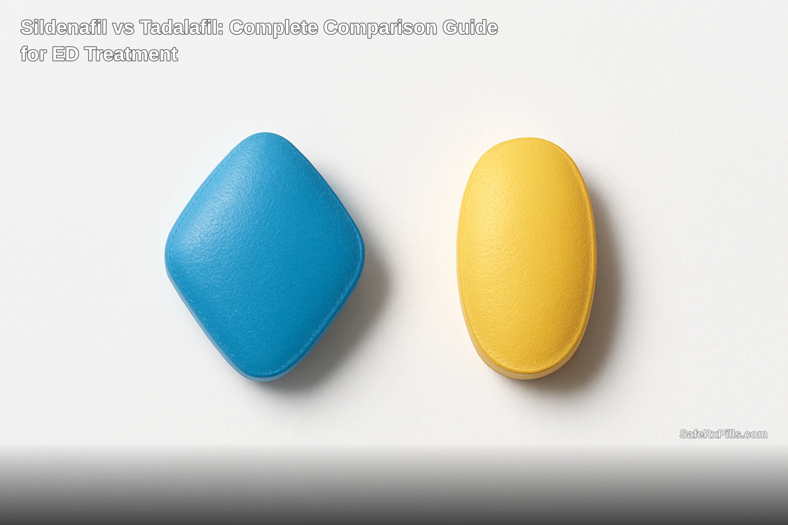 Sildenafil vs Tadalafil: Complete Comparison Guide for ED Treatment