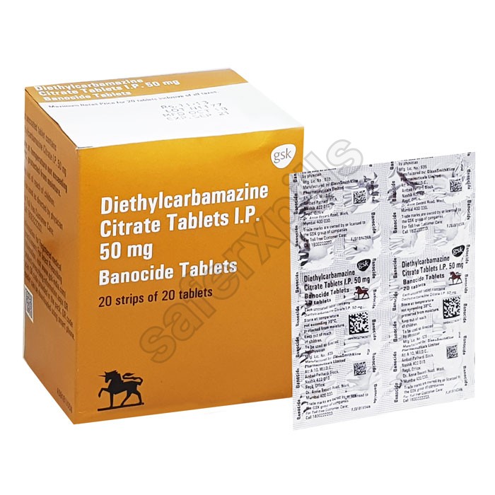 Banocide 50mg (Diethylcarbamazine)