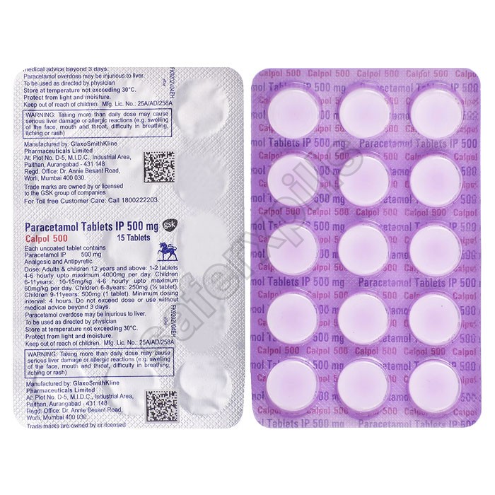 Calpol 500mg