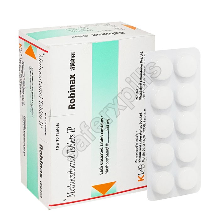 Buy Robinax 500mg - Methocarbamol | SafeRxPills